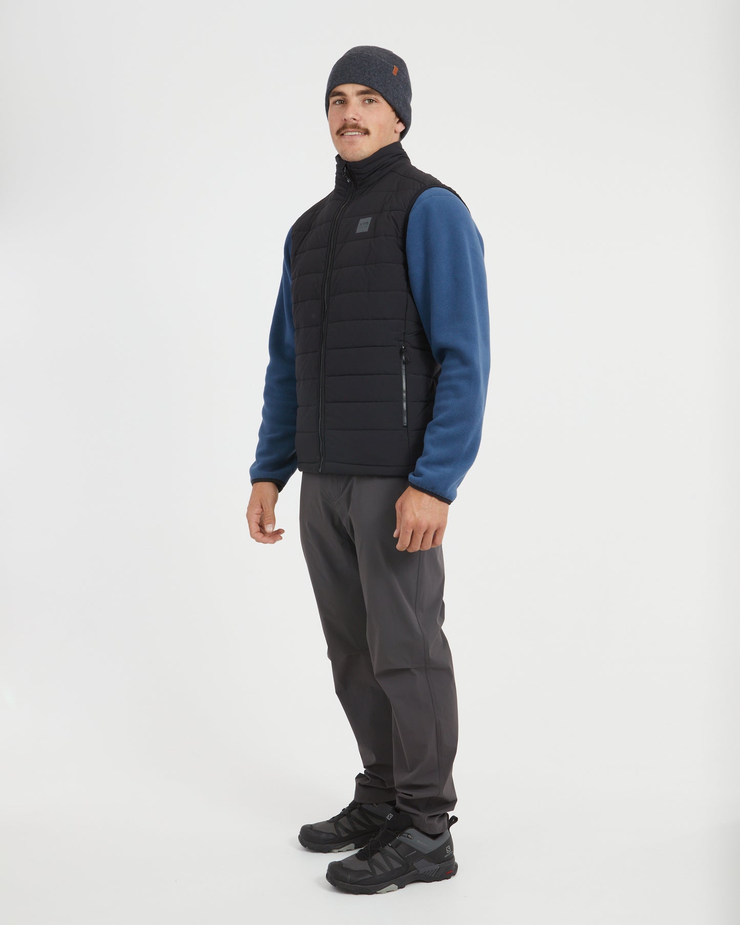WOOLXLOFT Mens Puffer Vest Black