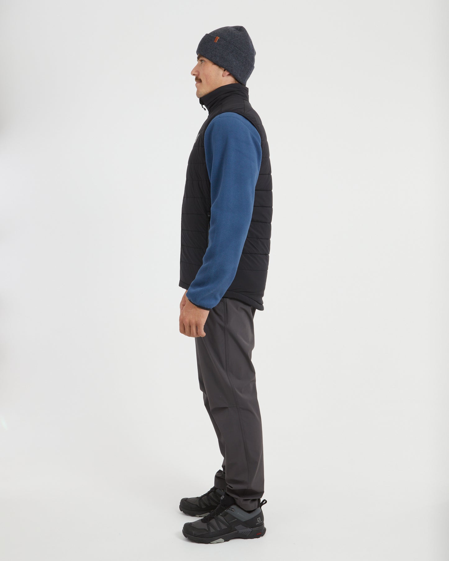 WOOLXLOFT Mens Puffer Vest Black