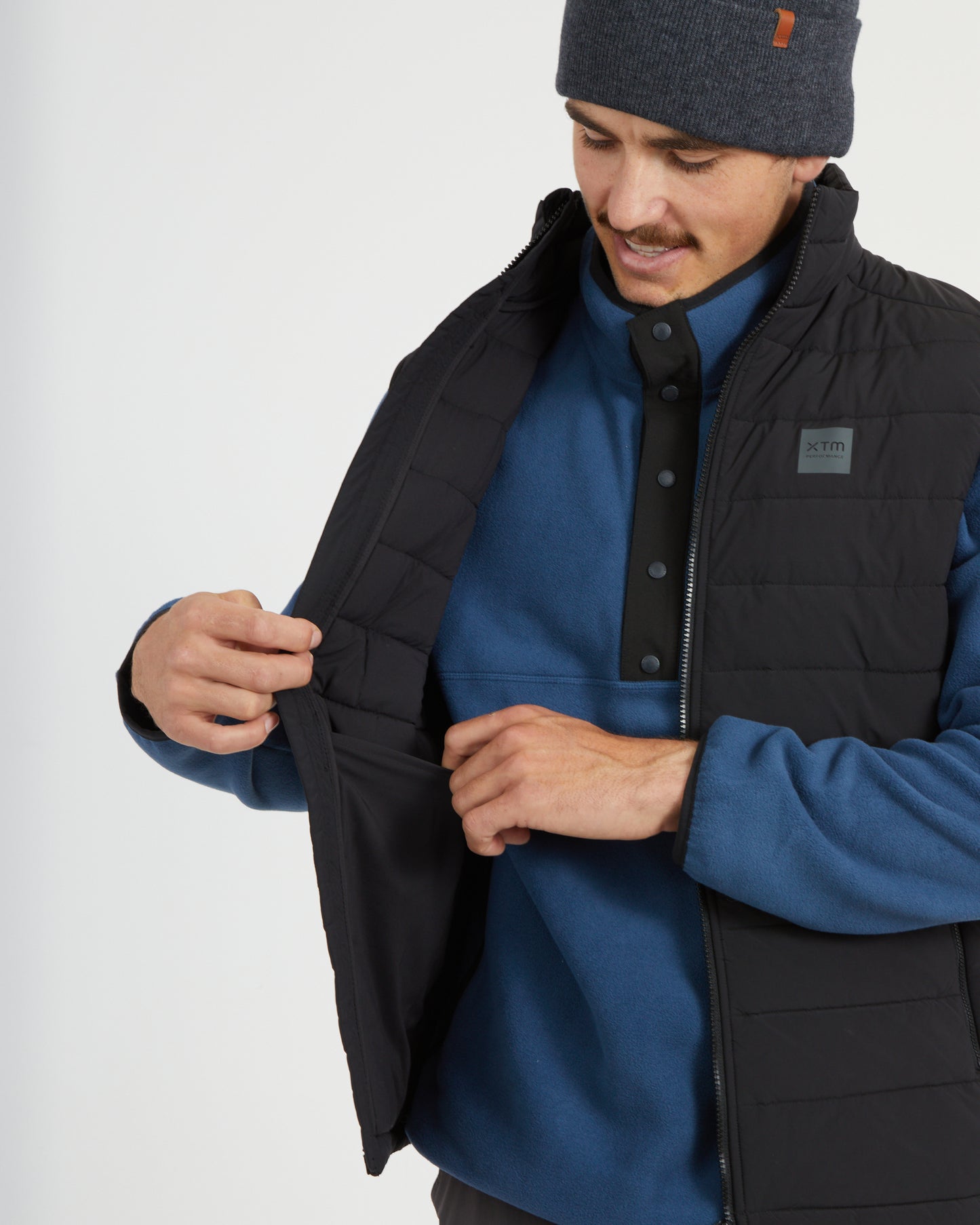 WOOLXLOFT Mens Puffer Vest Black