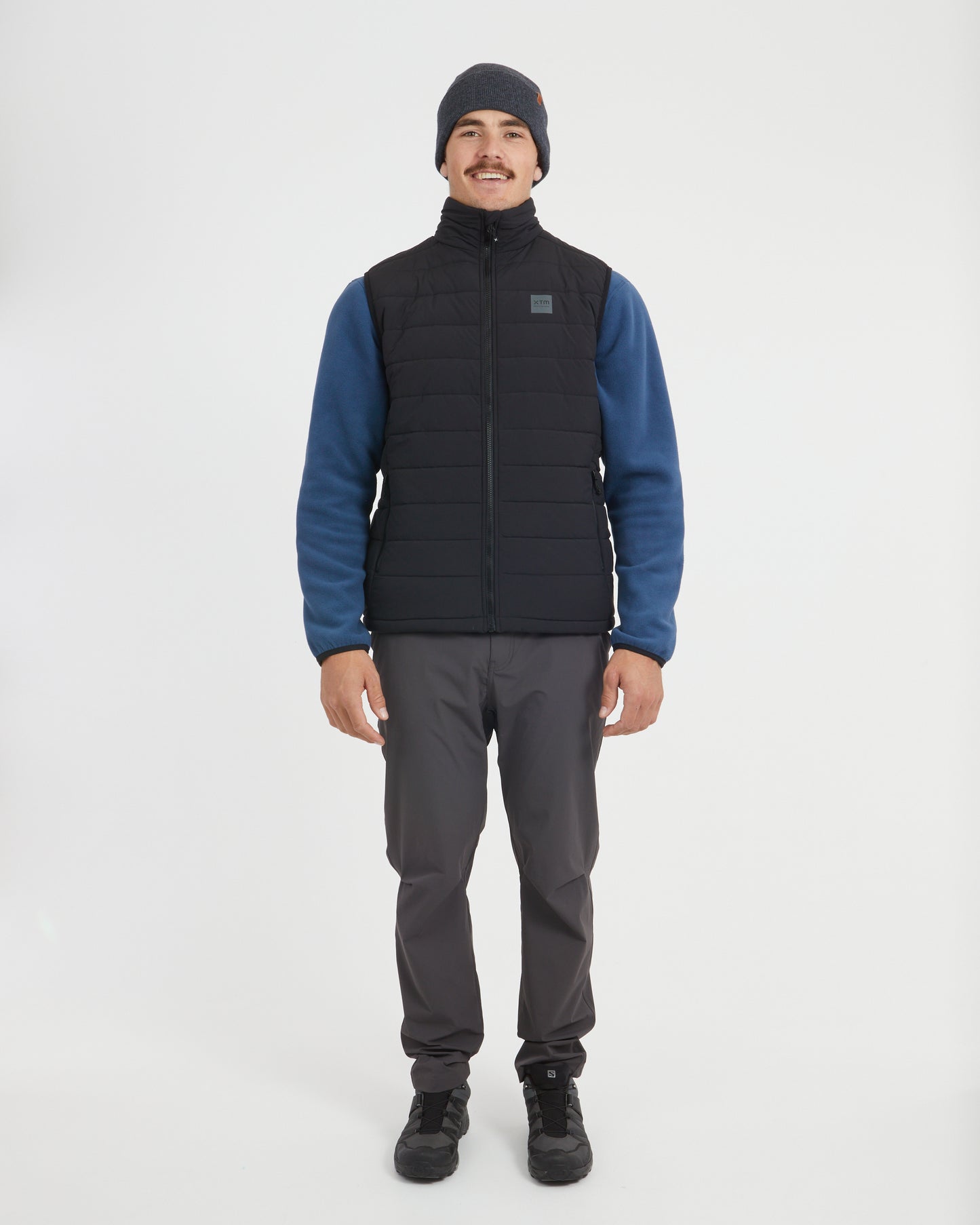WOOLXLOFT Mens Puffer Vest Black