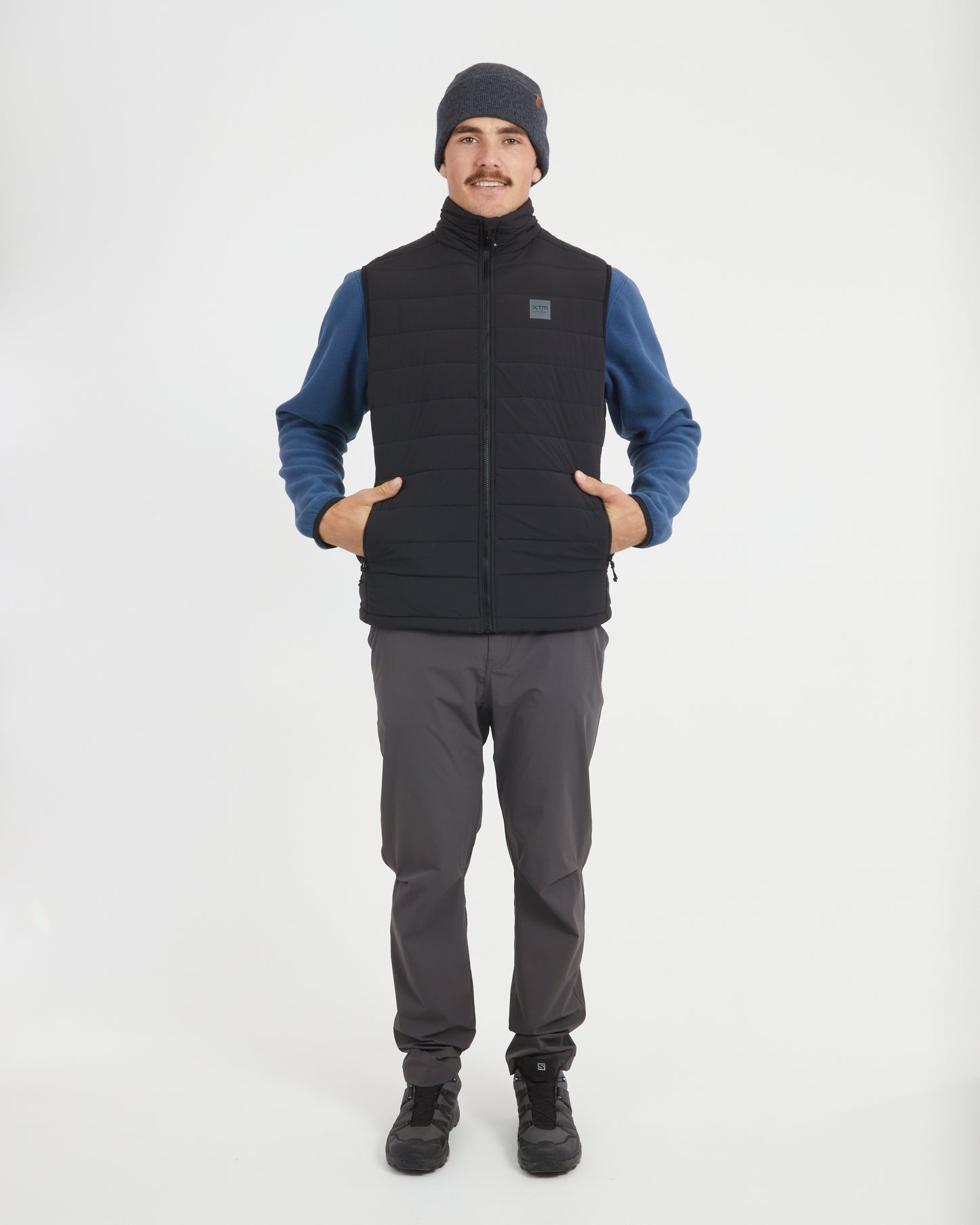 WOOLXLOFT Mens Puffer Vest Black