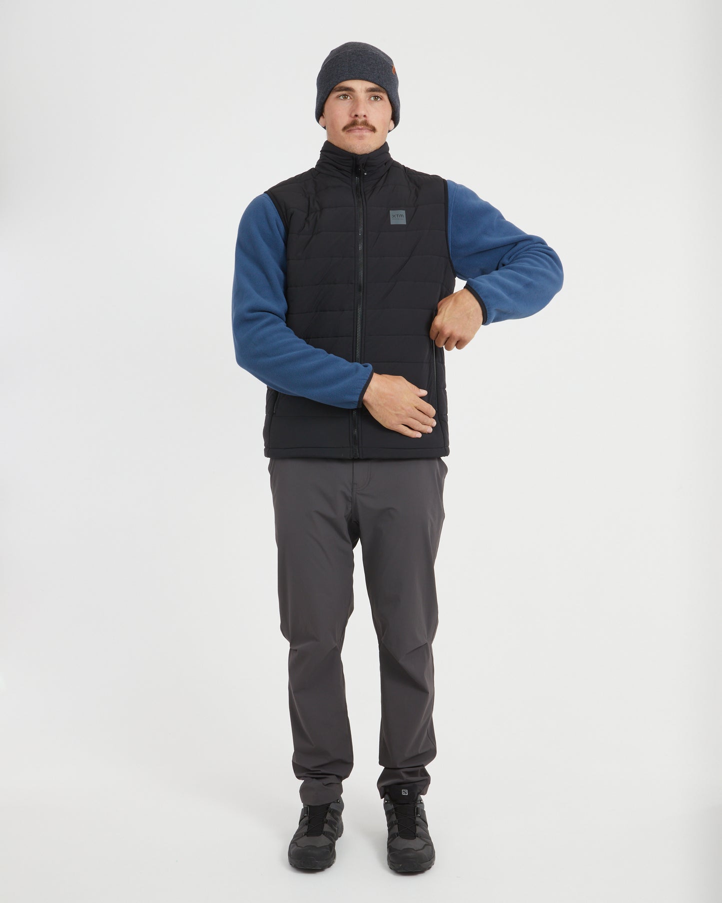WOOLXLOFT Mens Puffer Vest Black