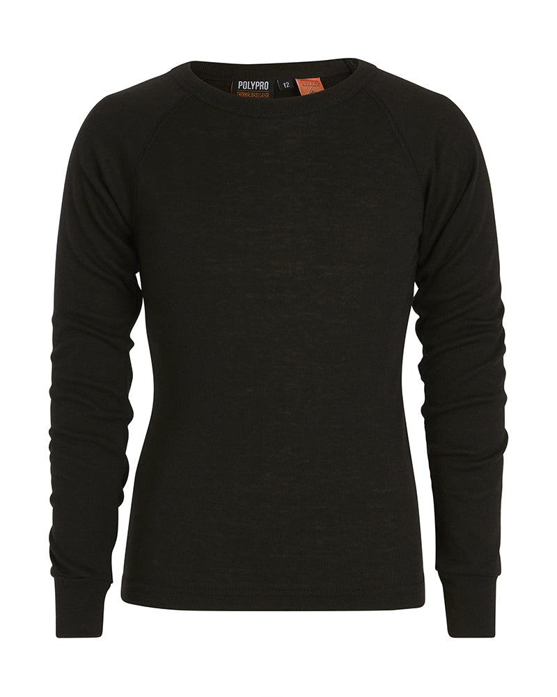 Kids' Heatflex Thermal Top Black