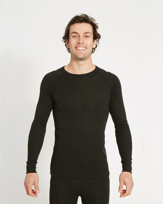 Unisex Heatflex Thermal Top Black