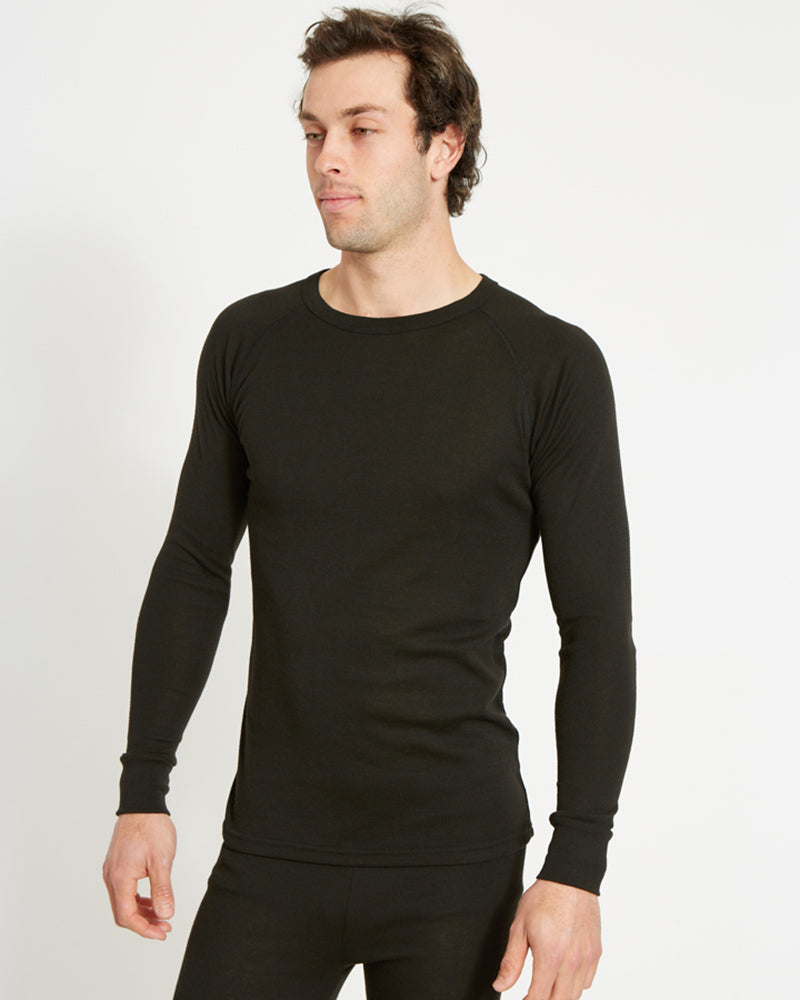 Unisex Heatflex Thermal Top Black