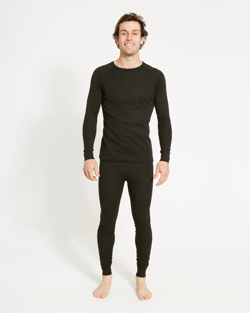 Unisex Heatflex Thermal Top Black