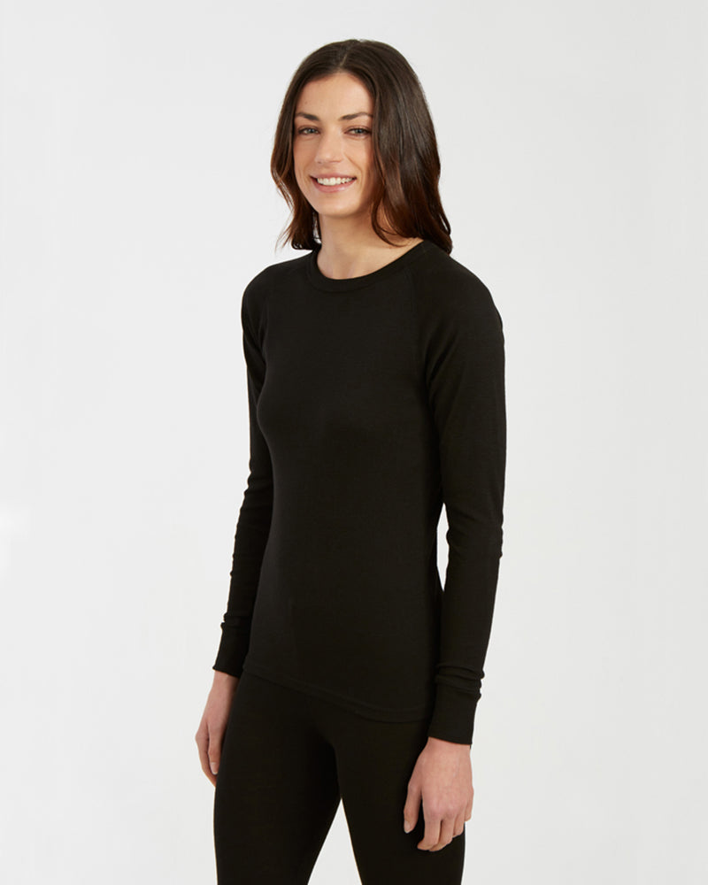 Unisex Heatflex Thermal Top Black