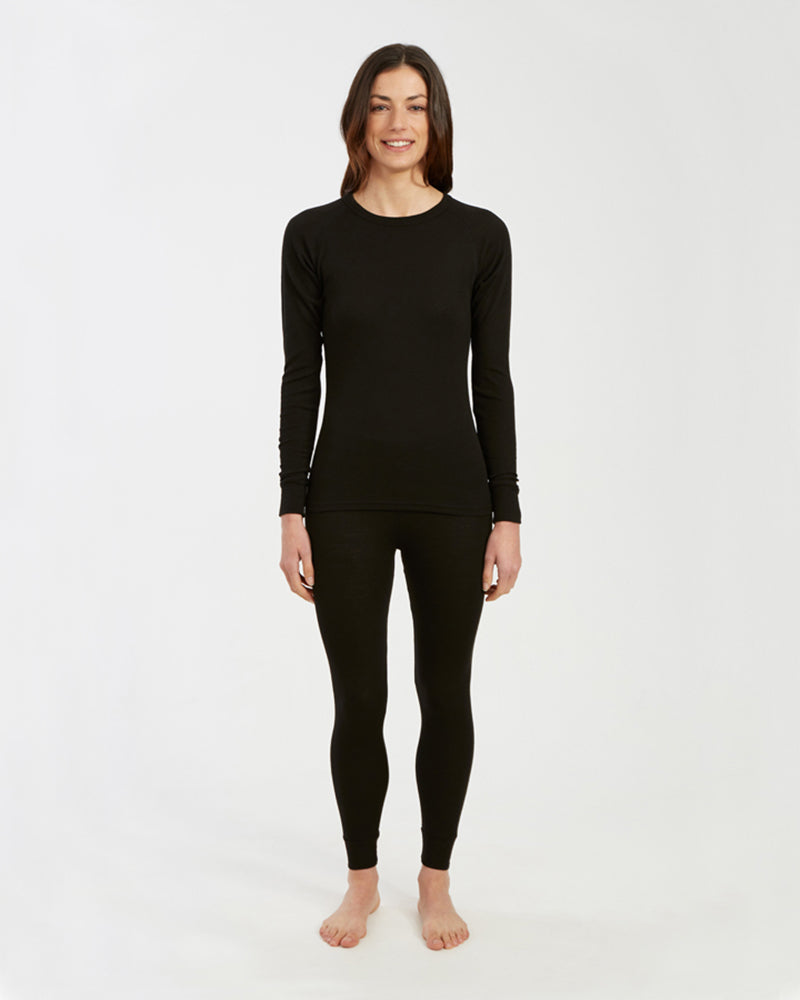 Unisex Heatflex Thermal Top Black