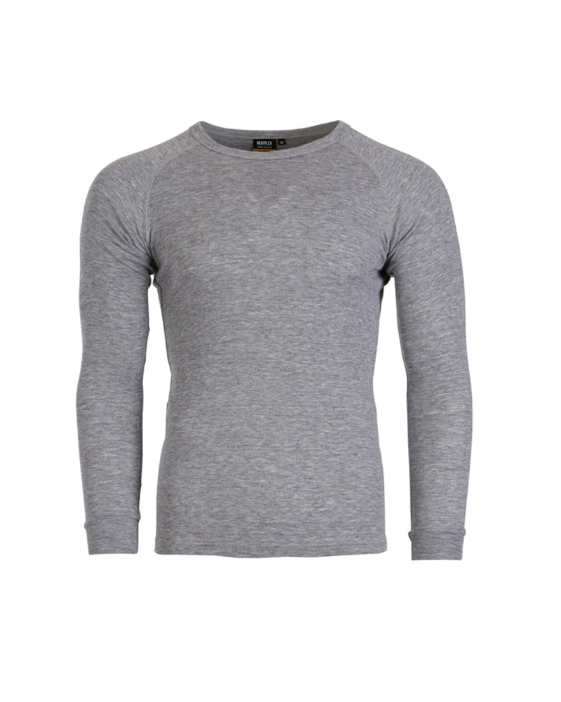 Unisex Heatflex Thermal Top Charcoal Marle