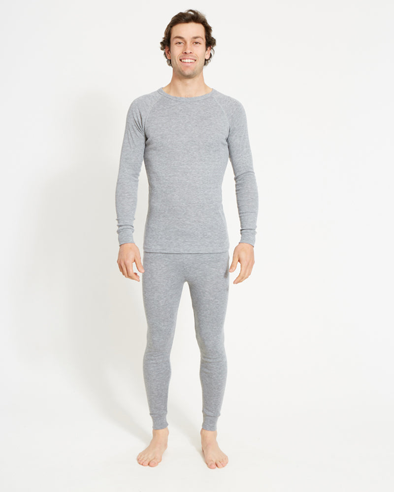 Unisex Heatflex Thermal Top Charcoal Marle