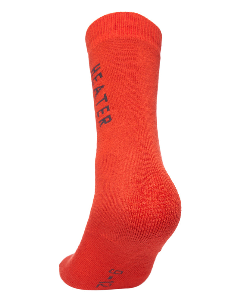 Heater Kids' Thick Merino Wool Winter Socks Lava