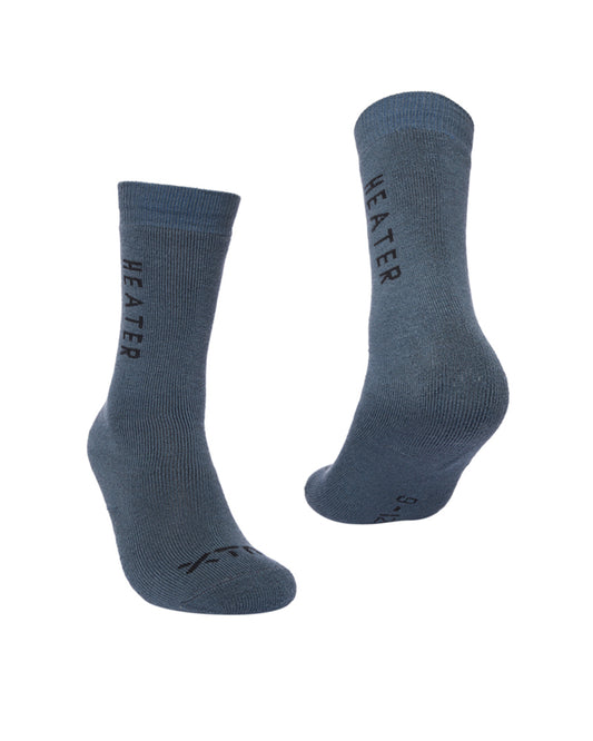 Heater Kids' Thick Merino Wool Winter Socks Ocean