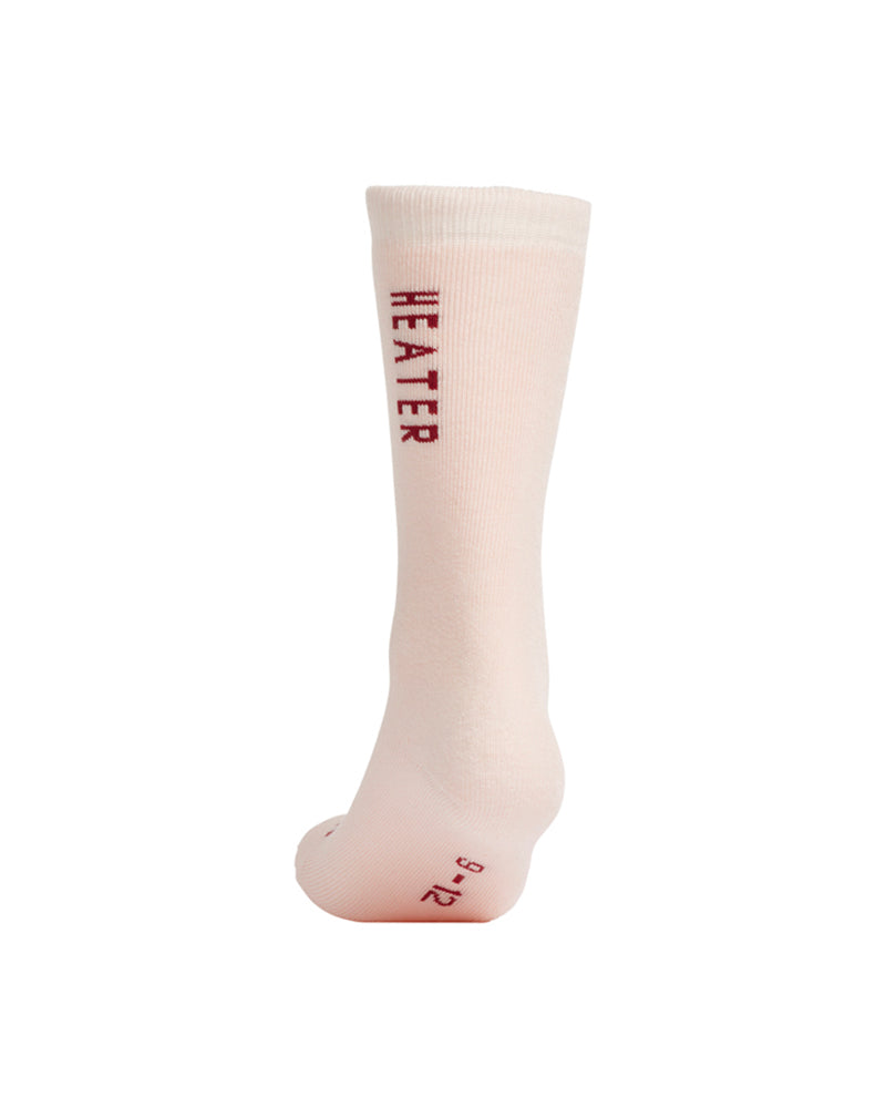 Heater Kids' Thick Merino Wool Winter Socks Soft Pink