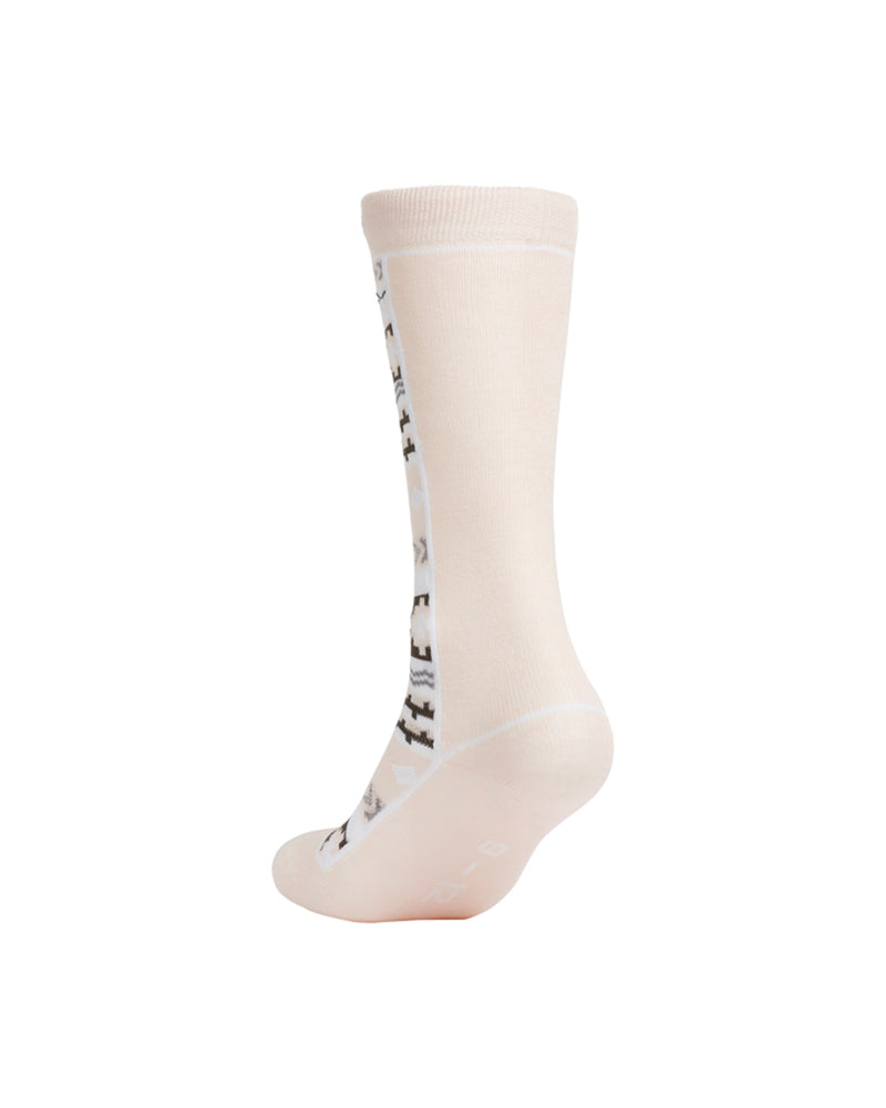 Trooper Kids' Merino Blend Lightweight Winter Sock Soft Pink