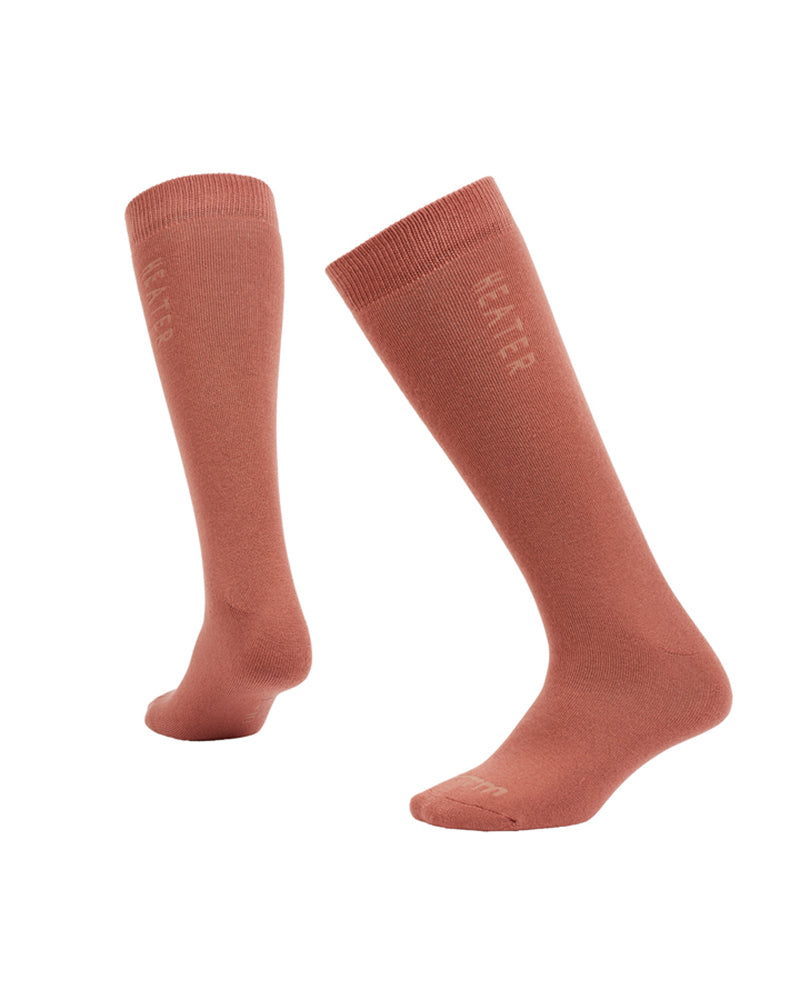 Heater Kids' Thick Merino Wool Winter Socks Dusty Pink