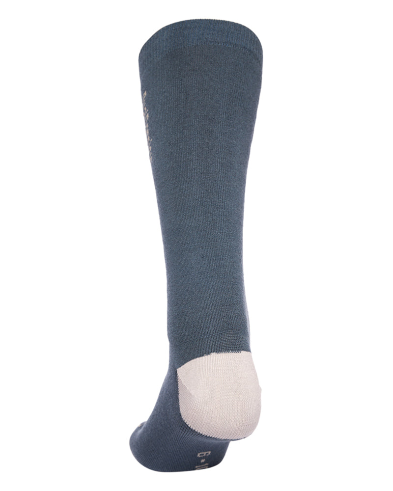 Dual Density Merino Wool Blend Ski Socks Ocean