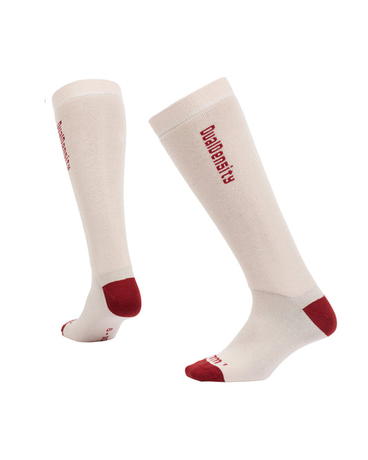 Dual Density Merino Wool Blend Ski Socks Soft Pink