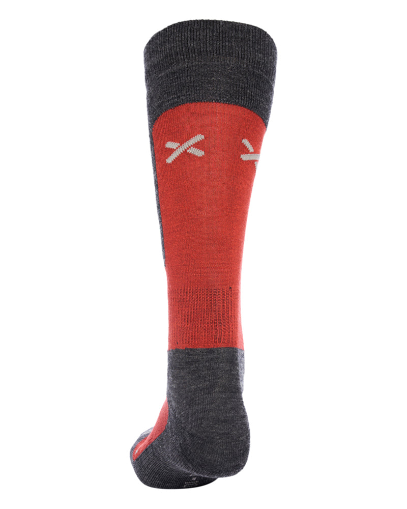 Sochi Merino Blend Technical Ski Socks Lava