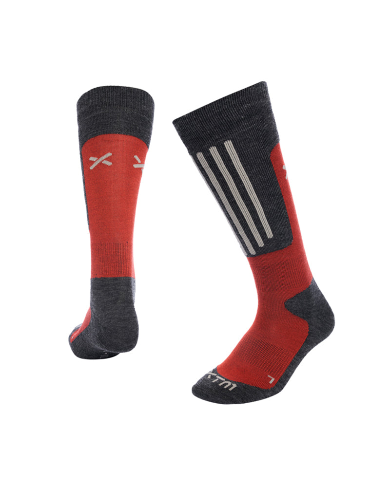 Sochi Merino Blend Technical Ski Socks Lava