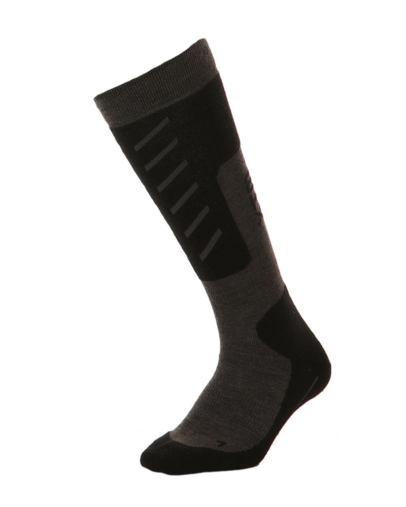 Half Pipe Multi-Thickness Technical Snowboard  Socks Charcoal