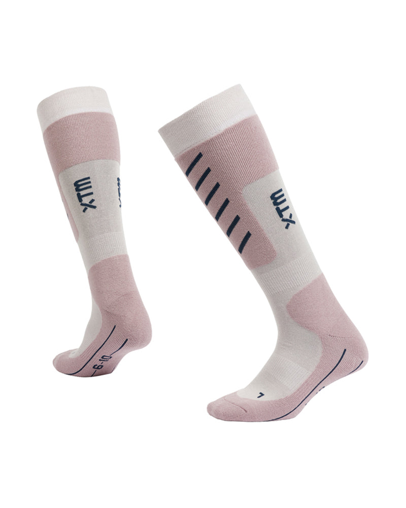 Half Pipe Multi-Thickness Technical Snowboard  Socks Fog