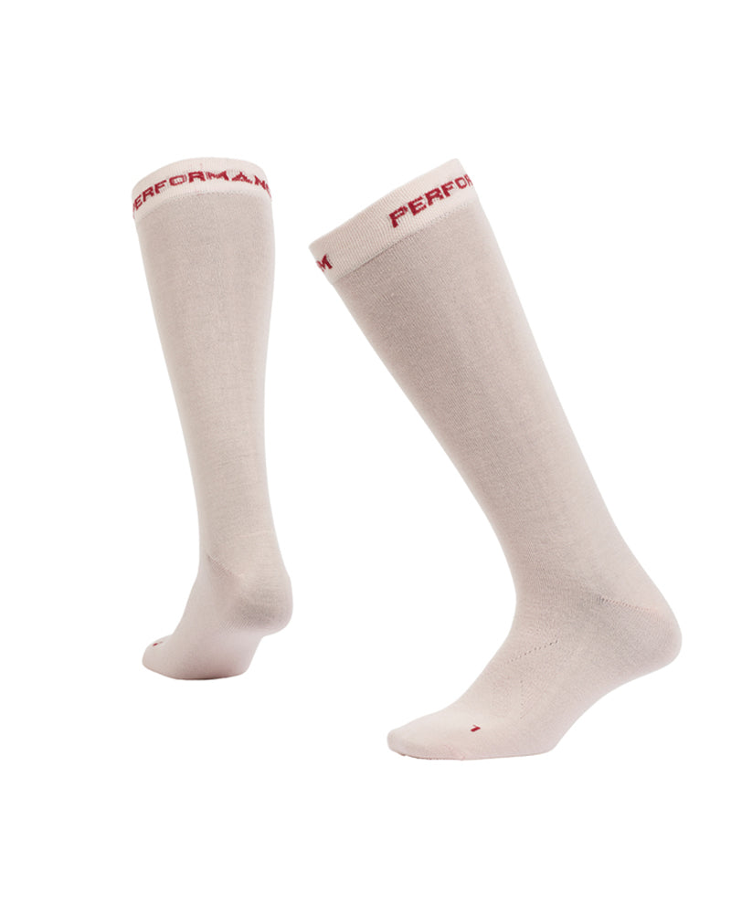 Merino Pro-Fit II Australian Merino Wool Ski Socks Soft Pink