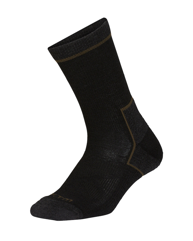 Venture Lightweight Merino Wool-Blend Hiking Sock Black