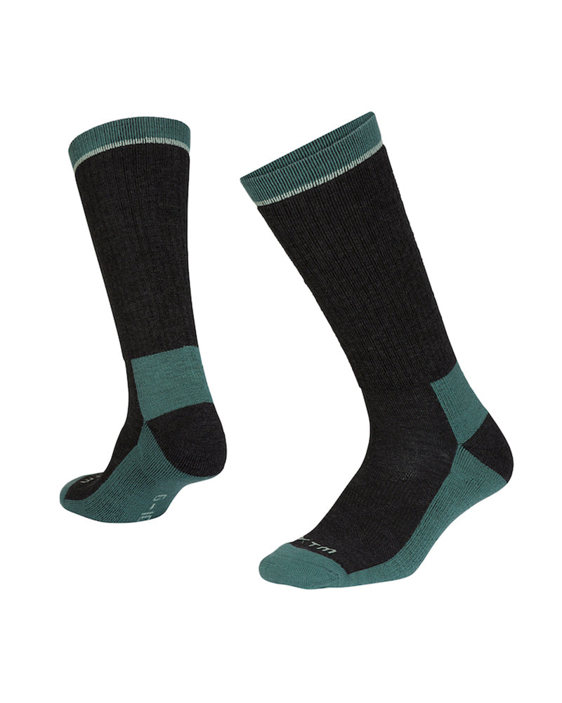 Overland Mid-weight Merino Wool-Blend Hiking Sock Spruce Green