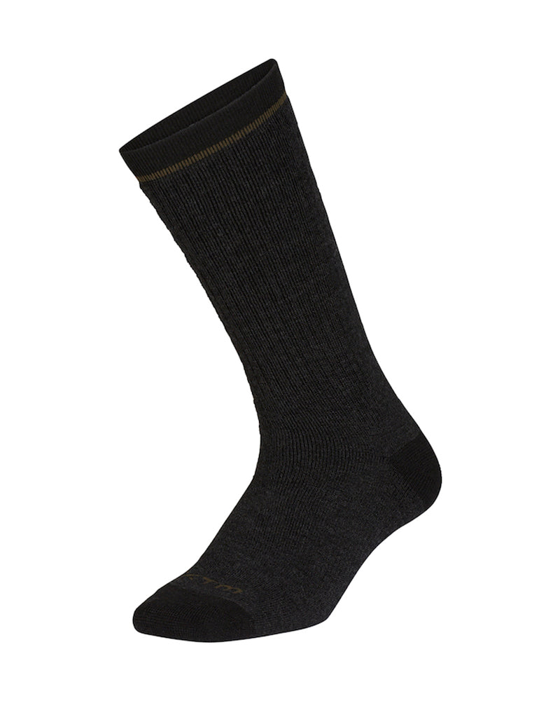 Alpine Heavy-Weight Merino Wool-Blend Hiking Sock Black