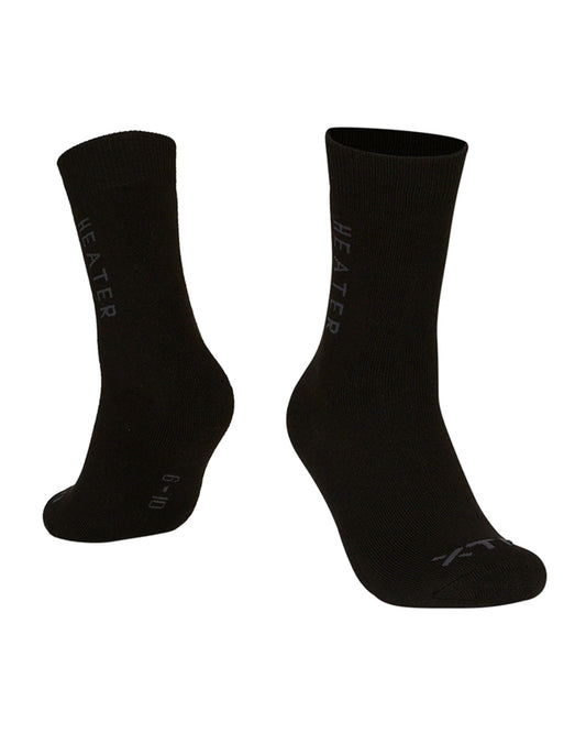 Heater Outdoor Merino Wool-Blend Crew Sock Black