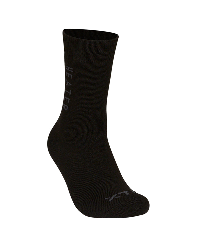 Heater Outdoor Merino Wool-Blend Crew Sock Black