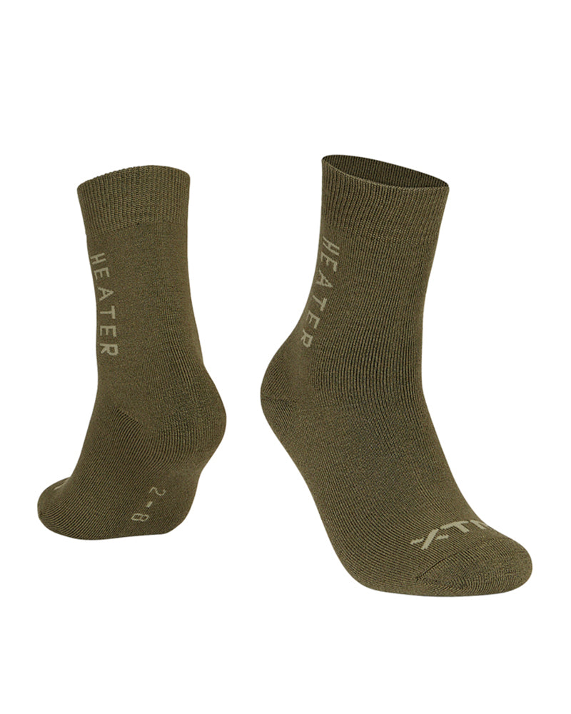 Heater Outdoor Merino Wool-Blend Crew Sock Kalamata