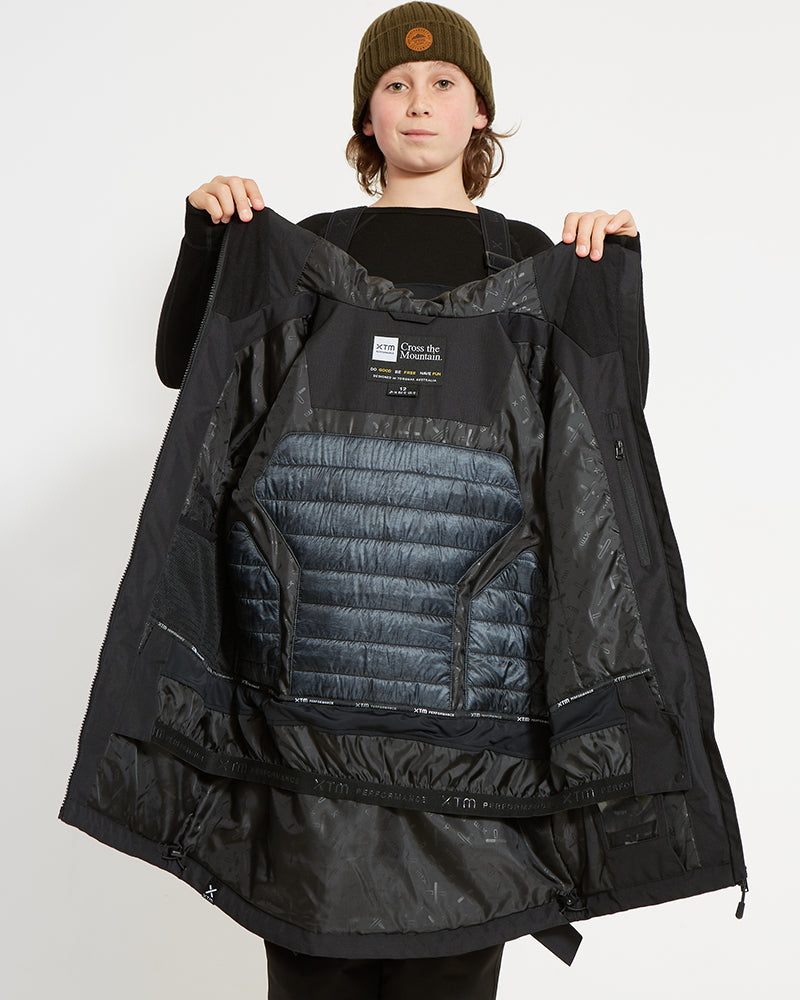 Titanium III Kids Snow Jacket Black