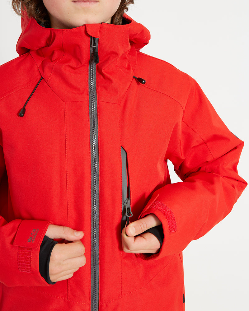 Titanium III Kids Snow Jacket Lava