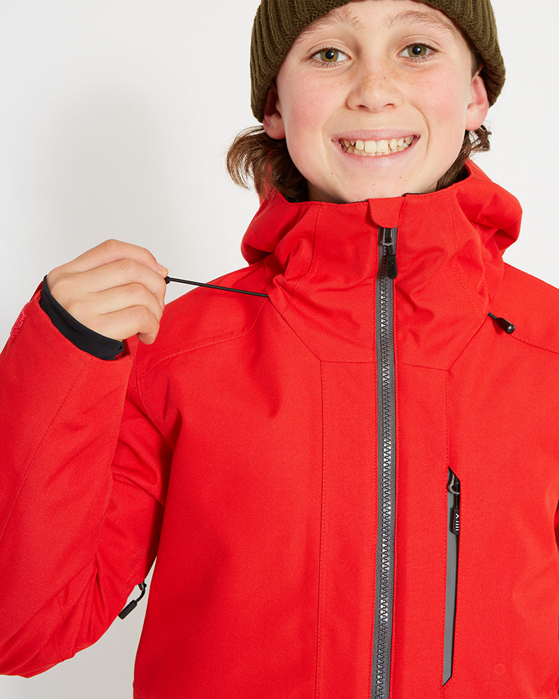 Titanium III Kids Snow Jacket Lava