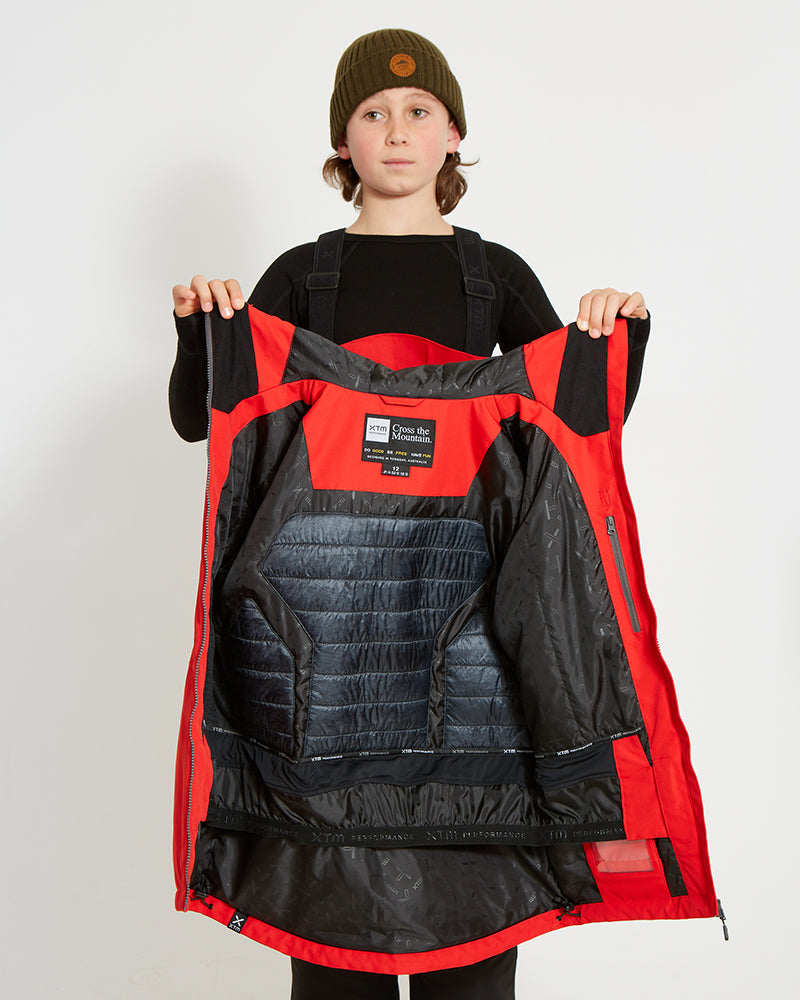 Titanium III Kids Snow Jacket Lava