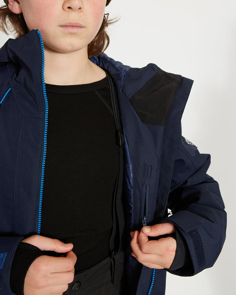 Titanium III Kids Snow Jacket Midnight Navy