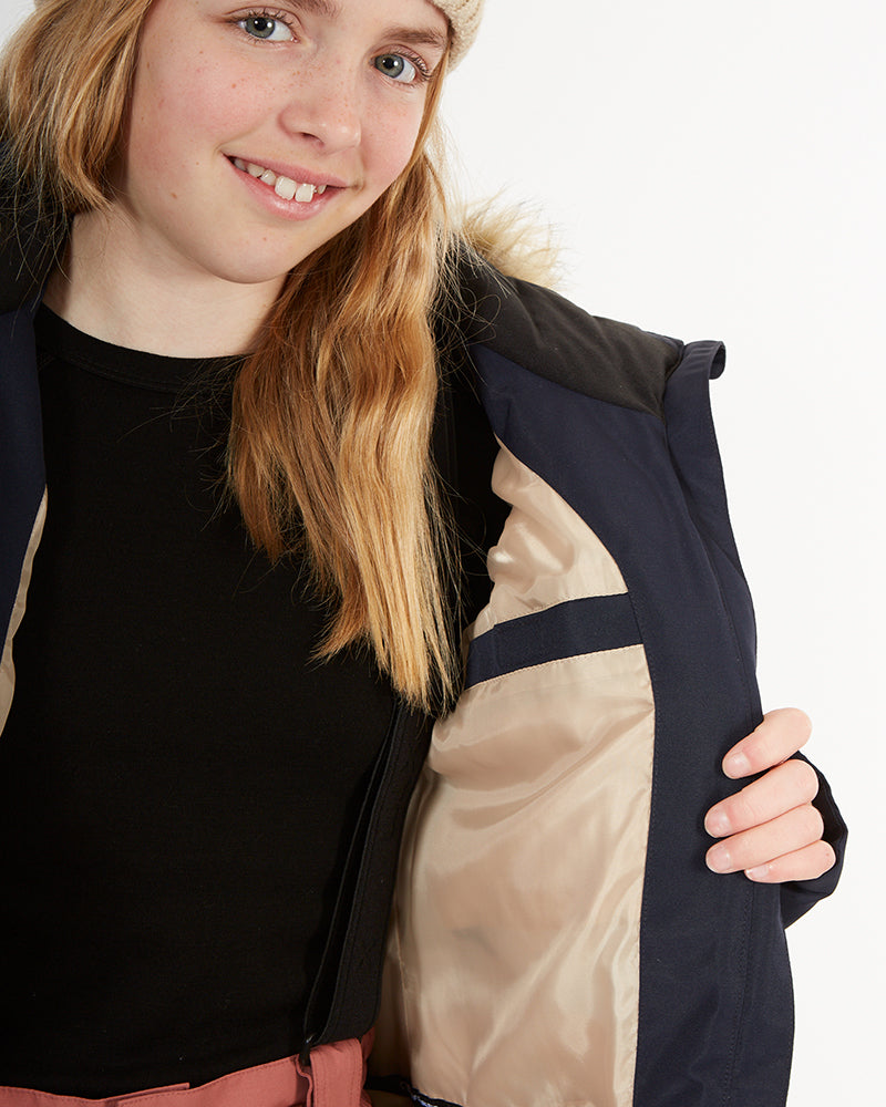 Pippa Kids Snow Jacket Navy