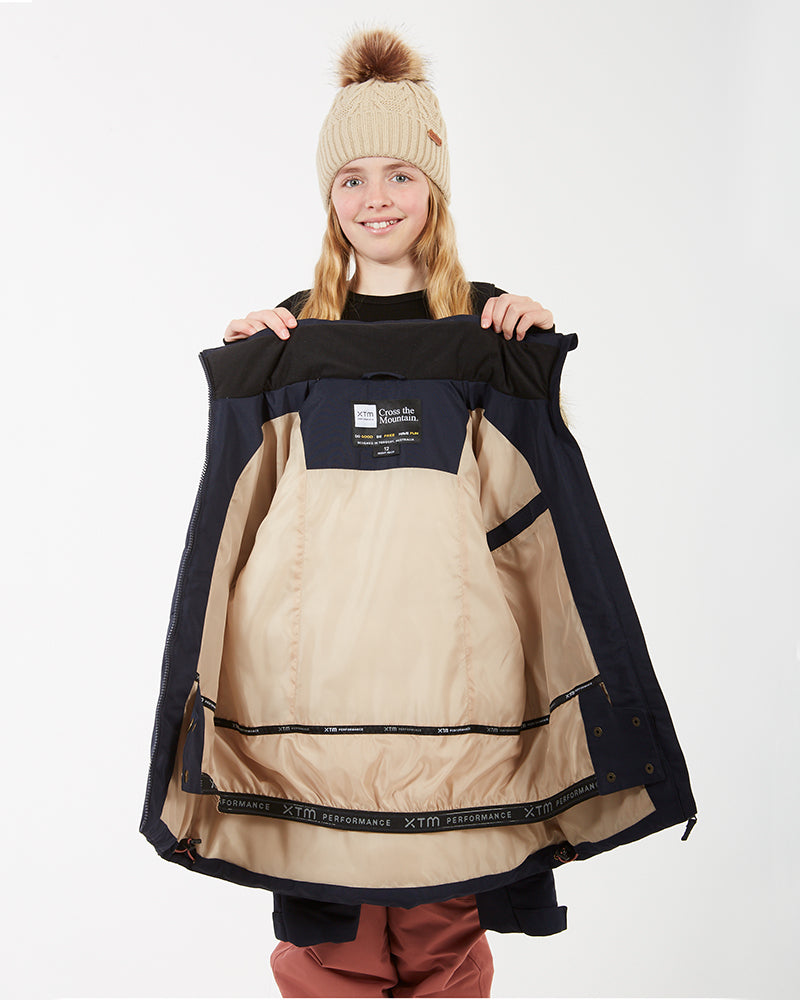 Pippa Kids Snow Jacket Navy