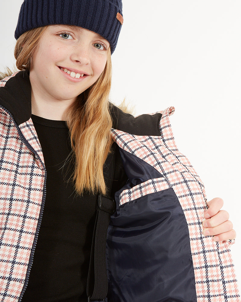 Pippa Kids Snow Jacket Plaid