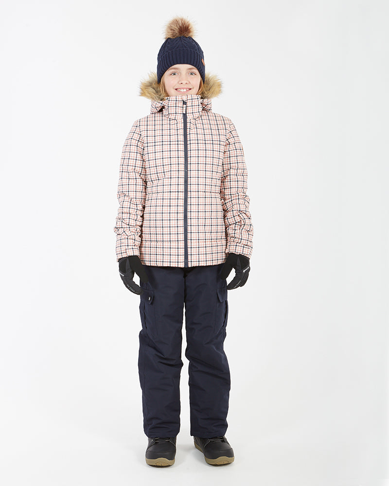 Pippa Kids Snow Jacket Plaid