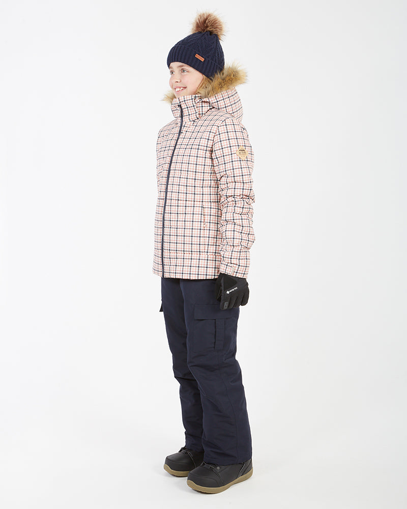 Pippa Kids Snow Jacket Plaid