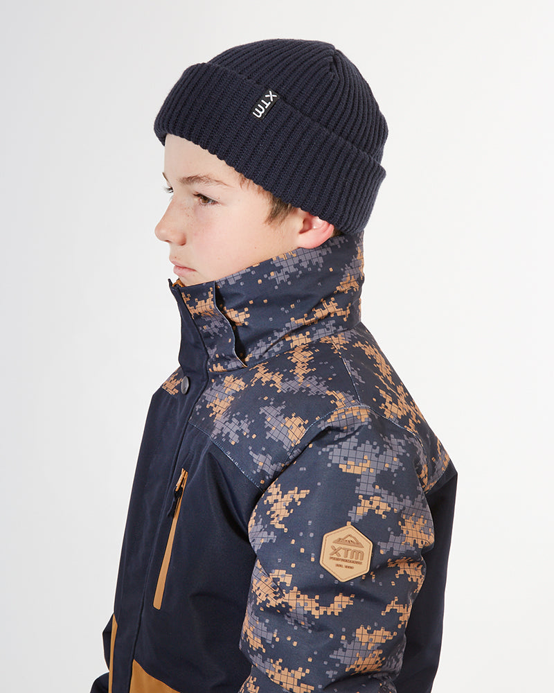 Theo Kids Snow Jacket Navy Camo