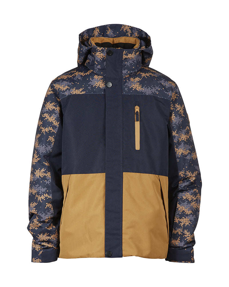 Theo Kids Snow Jacket Navy Camo