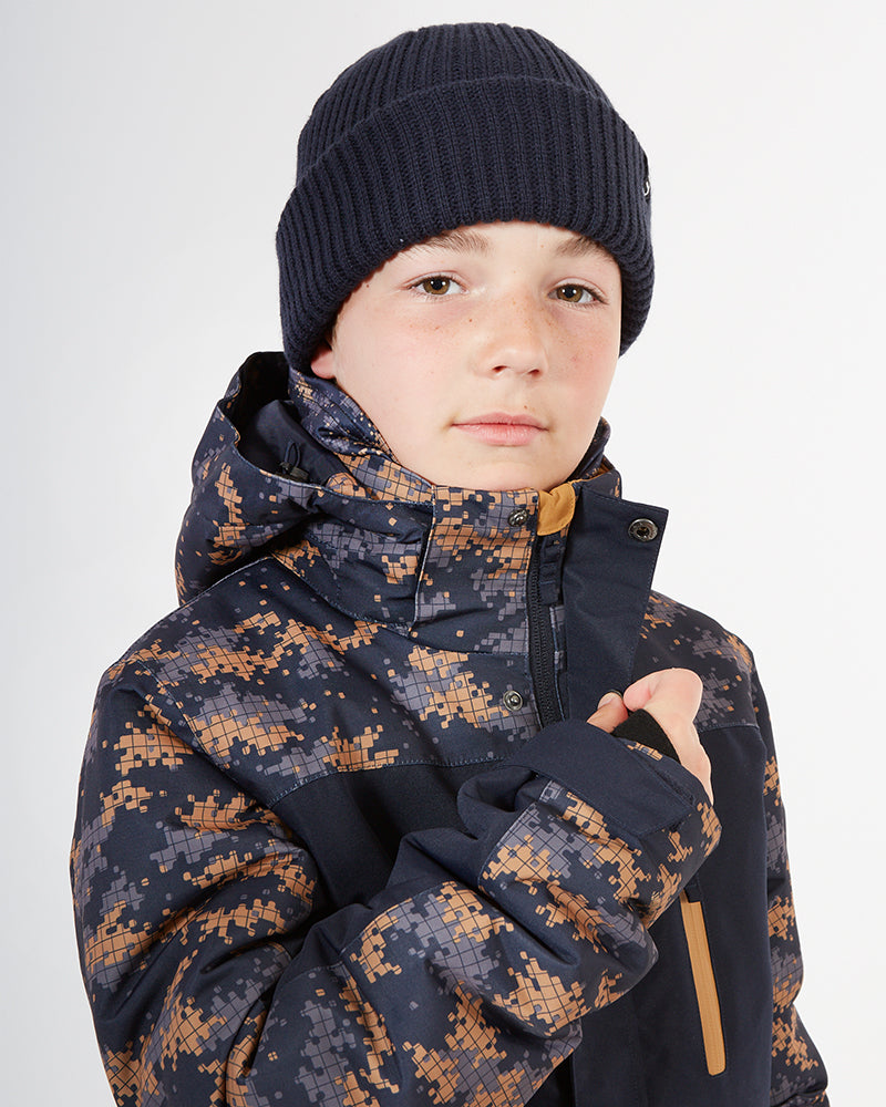 Theo Kids Snow Jacket Navy Camo