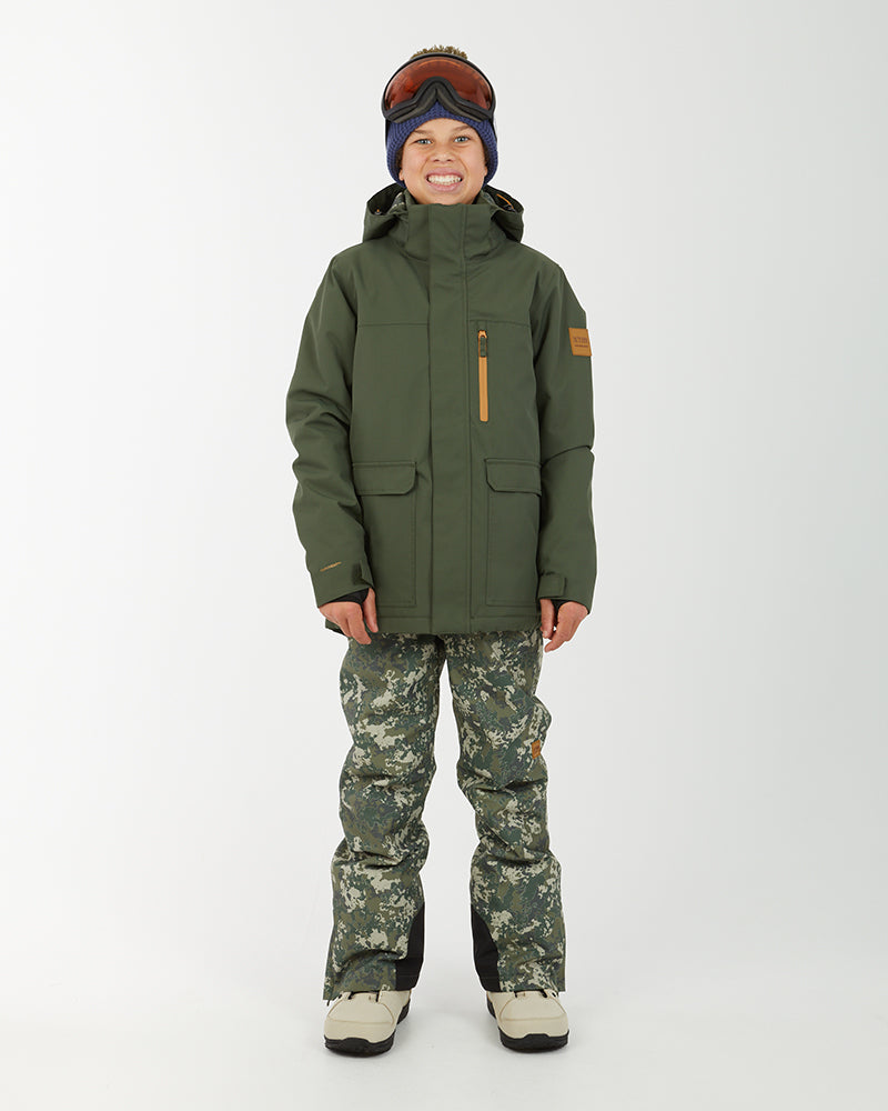 Rumble Kids Snow Jacket Ivy Lichen
