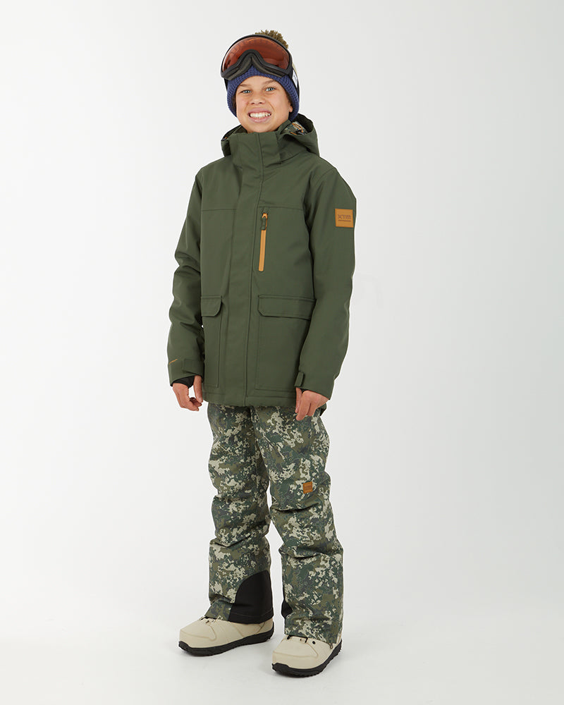Rumble Kids Snow Jacket Ivy Lichen