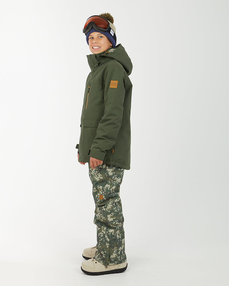 Rumble Kids Snow Jacket Ivy Lichen