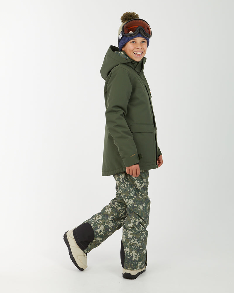 Rumble Kids Snow Jacket Ivy Lichen