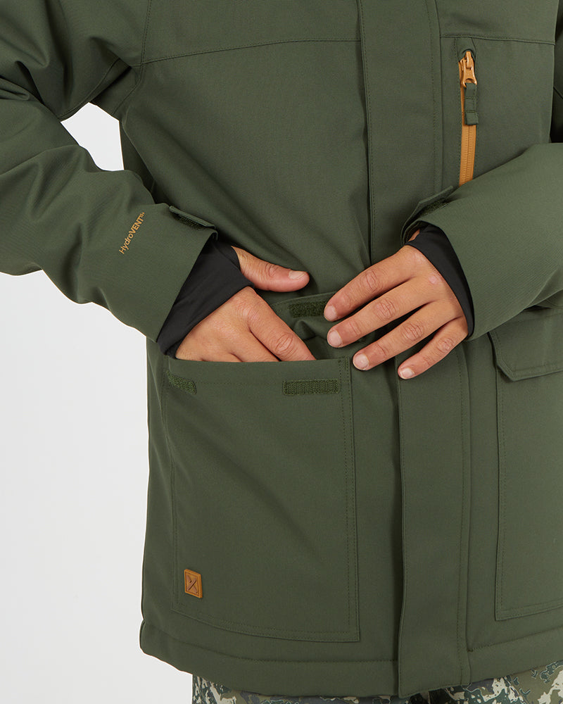Rumble Kids Snow Jacket Ivy Lichen